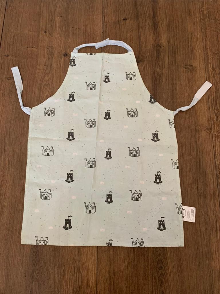 Keukenschortje kind, Maison & Meubles, Cuisine | Linge de cuisine, Enlèvement, Utilisé, Vert, Tablier