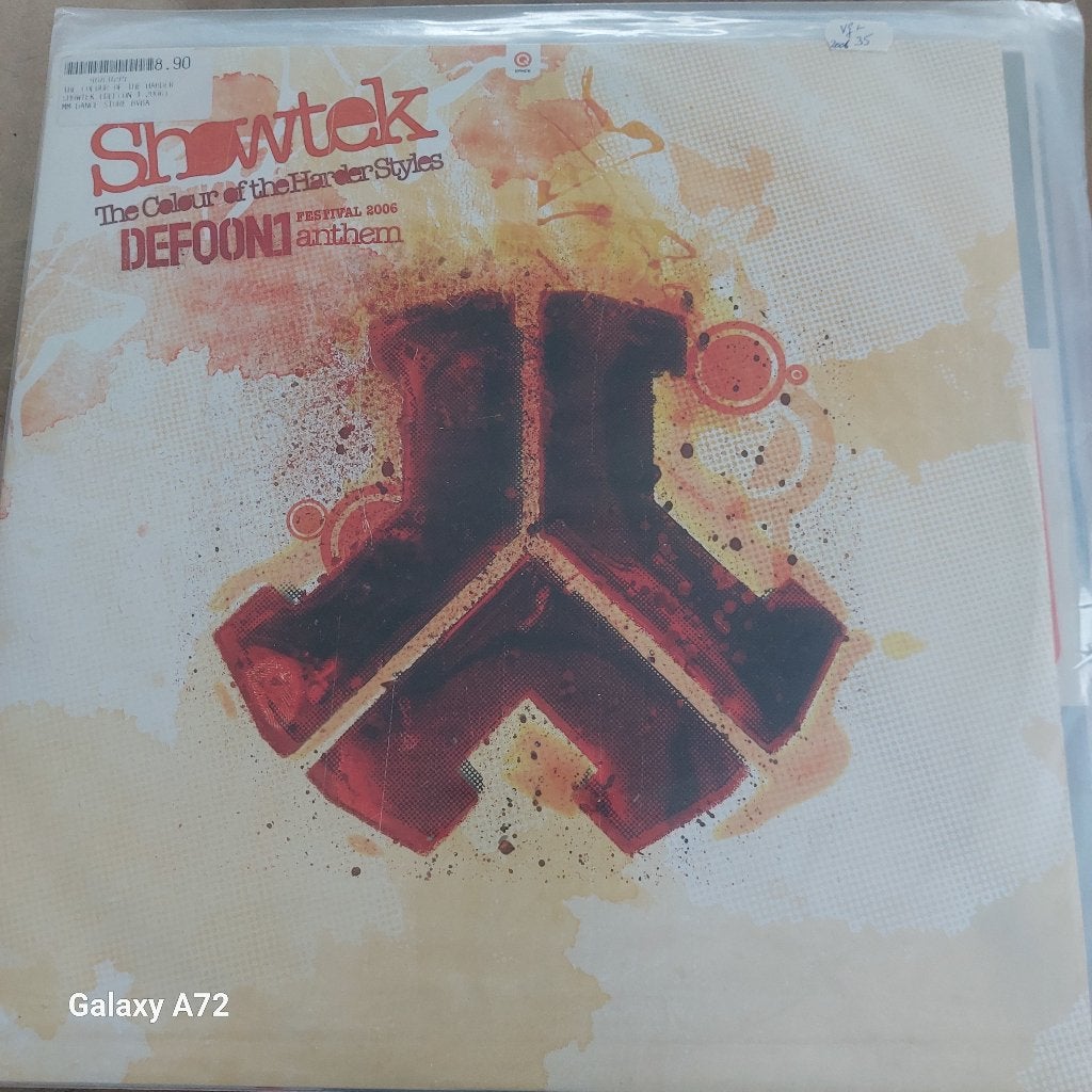 showtek the colour of the harder styles 12 inch maxi, Cd's en Dvd's, Vinyl | Dance en House, Gebruikt, Hardcore, Ophalen of Verzenden