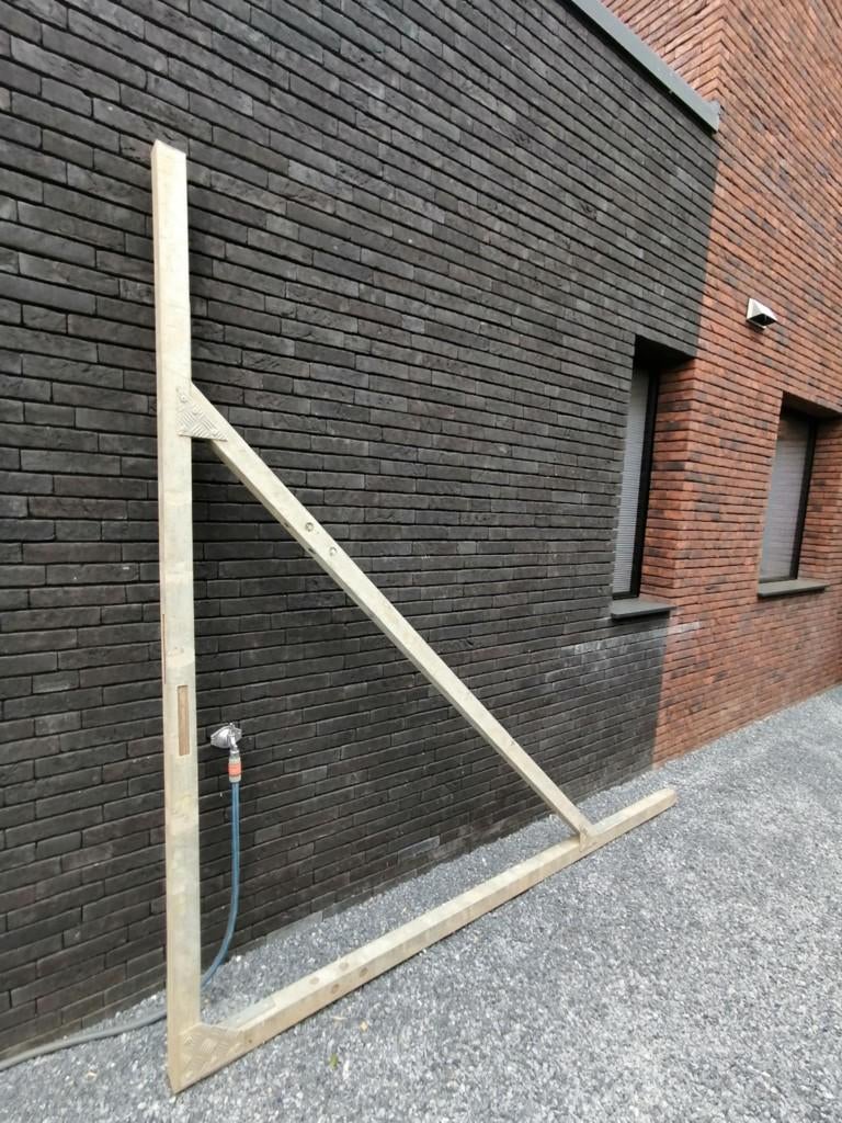 Bouw winkelhaak aluminium 237 x 250, Doe-het-zelf en Bouw, Ophalen, Gebruikt, Afstand