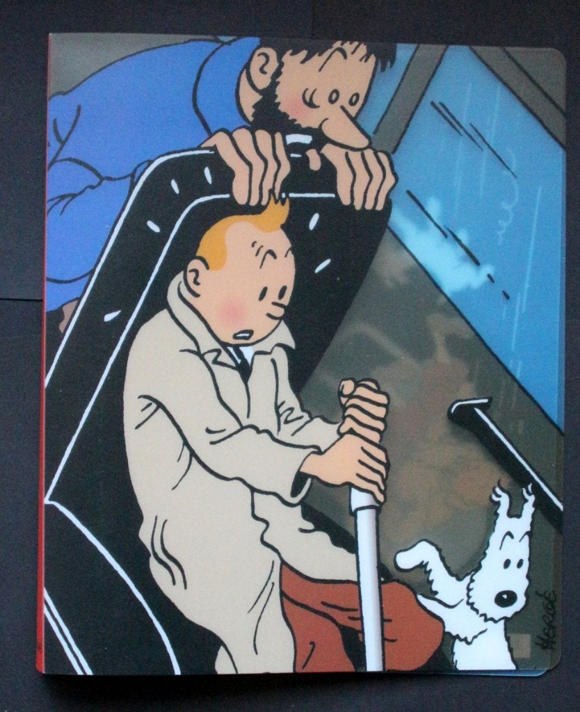 classeur farde Tintin La licorne Kuifje map farde Hergé 2004, Verzenden, Kuifje, Nieuw