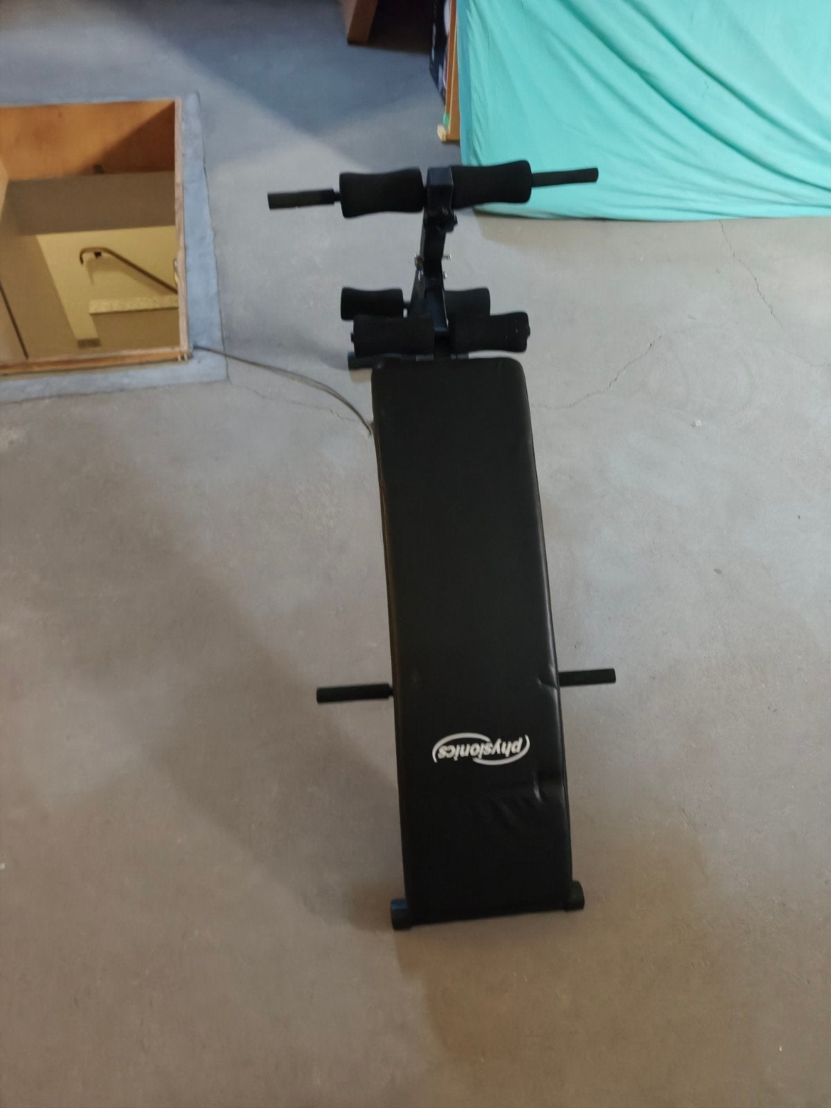 Physionics Fitness Bank voor Buikspieren – Opklapbaar – Mult, Ophalen, Gebruikt, Overige typen, Aluminium