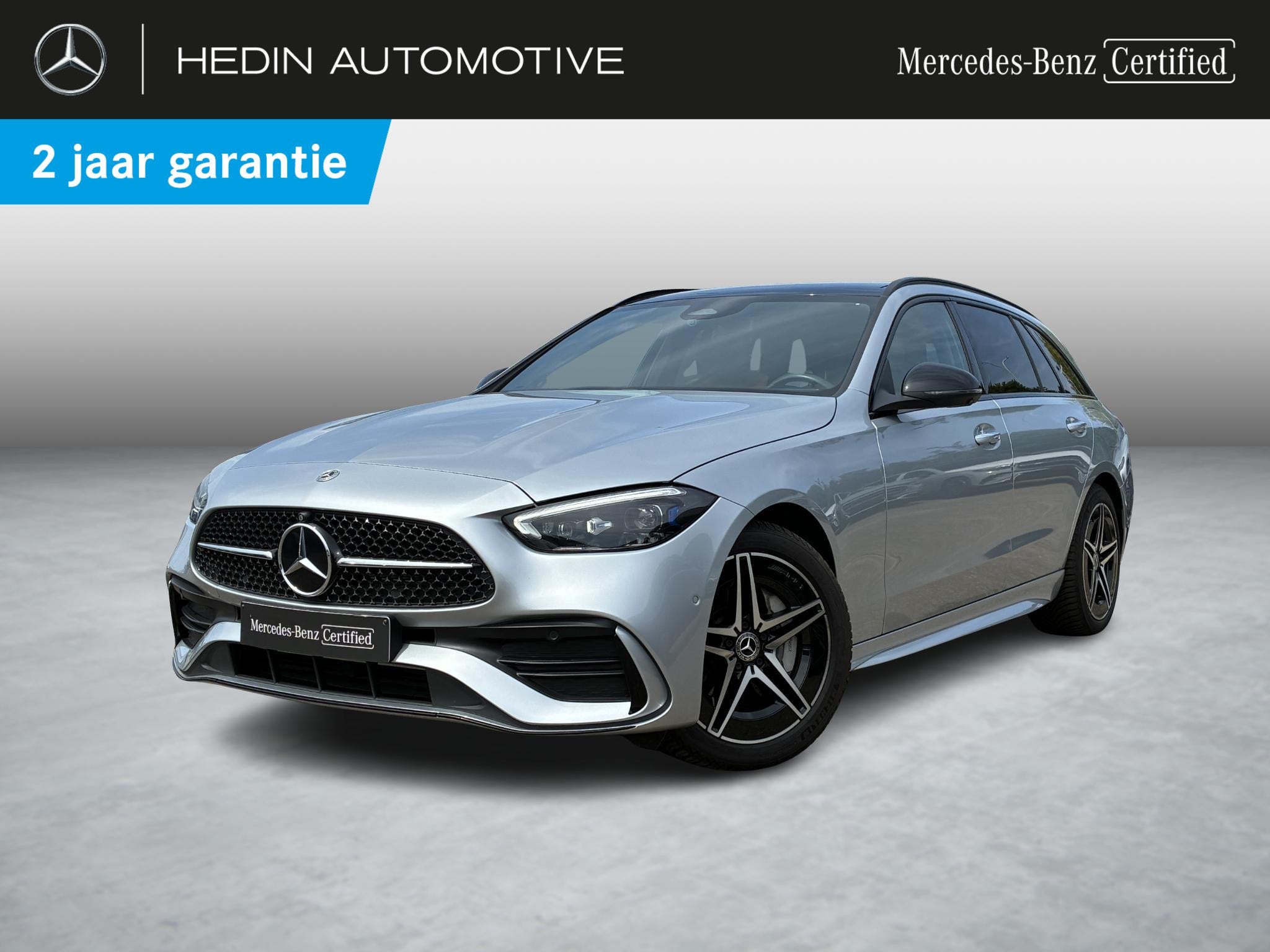 Mercedes-Benz C-Klasse 300 e Break AMG Line | Panoramisch Da, Autos, Argent ou Gris, Automatique, Tissu, 4 cylindres