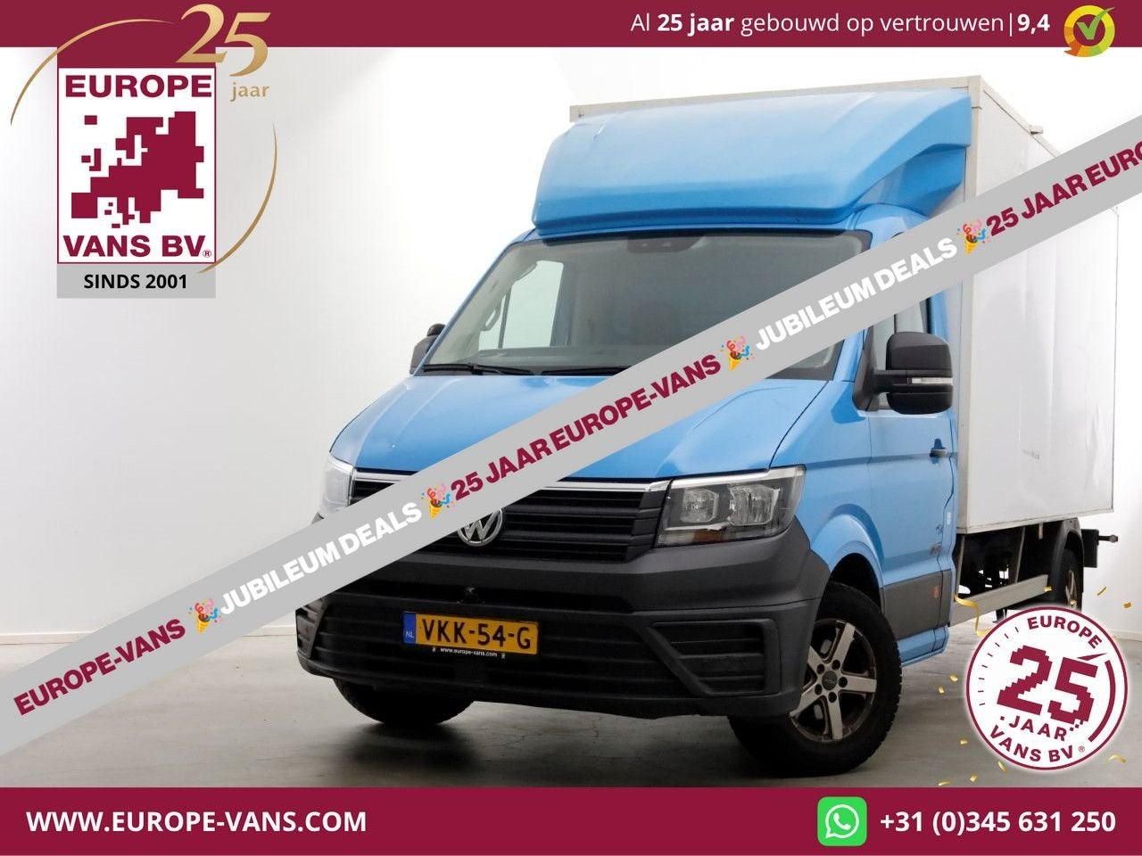Volkswagen Crafter 35 2.0 TDI E6 Bakwagen met achterdeuren 2, Blauw, Bedrijf, ABS, 277 g/km