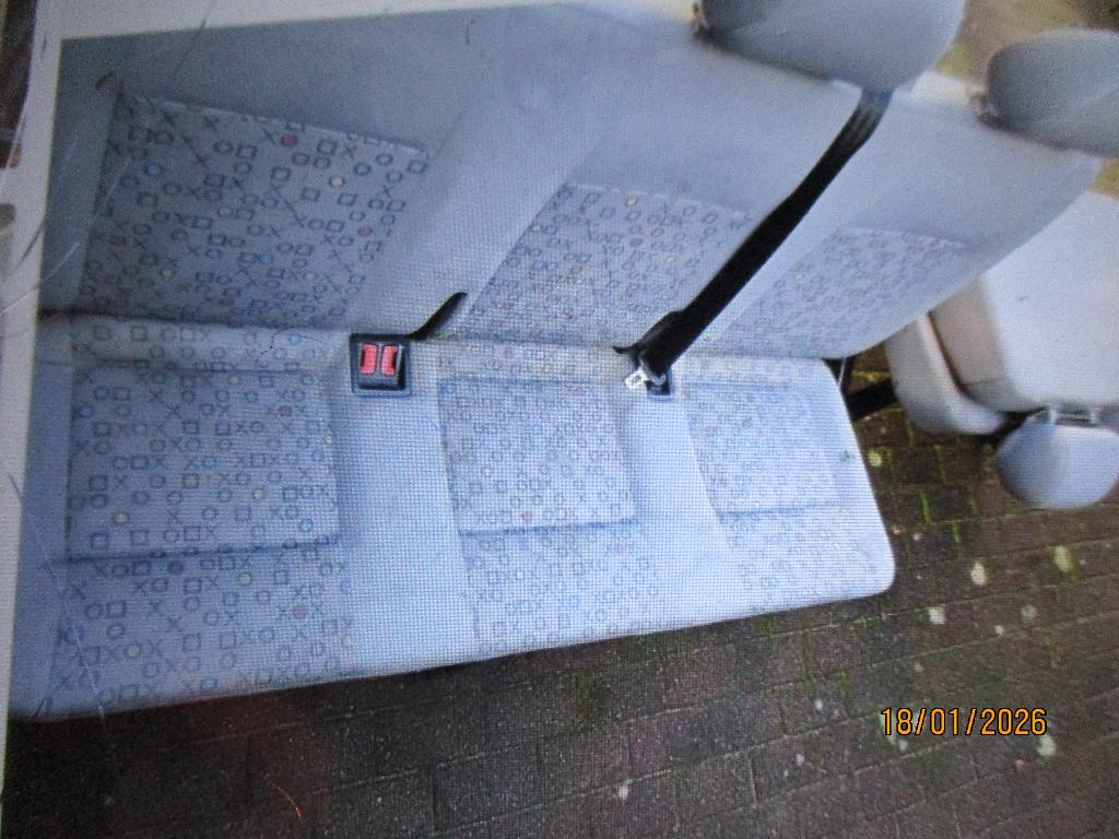 VW Transporter T5 T6 Caravelle Multivan 3 Zitsbank Derde rij, Auto-onderdelen, Ophalen, Gebruikt, Volkswagen