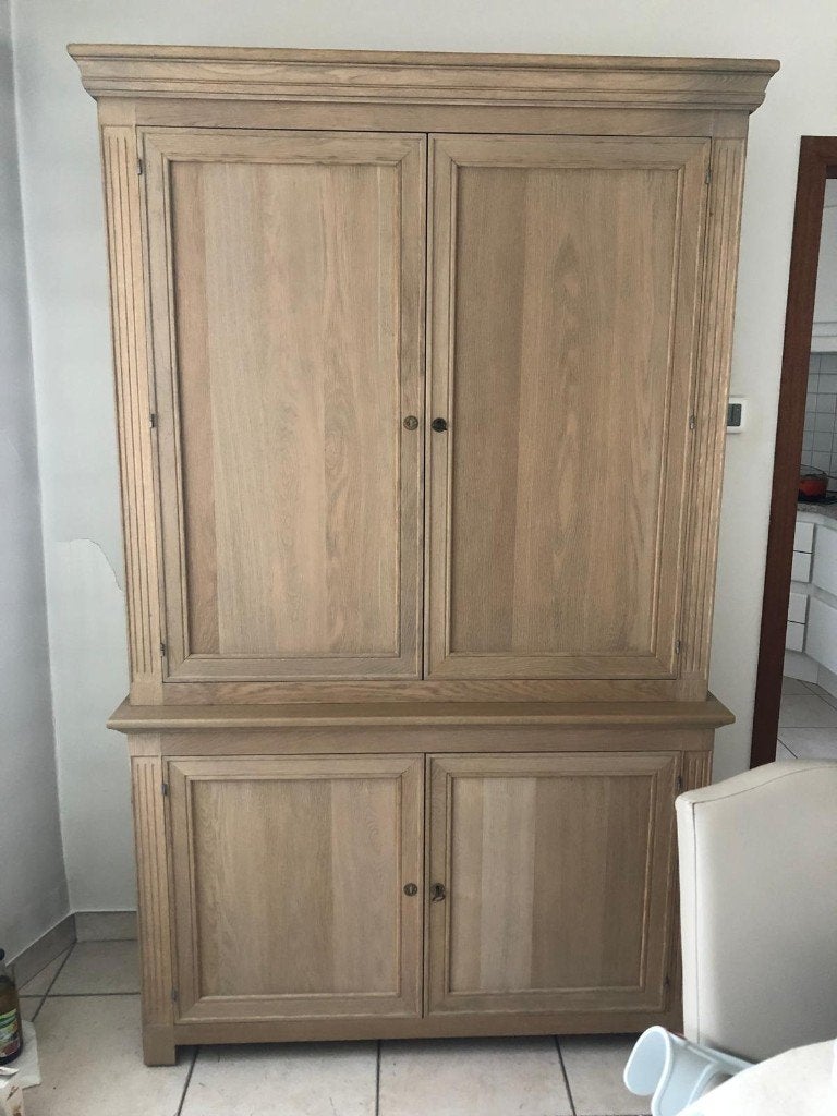 2 eiken kasten en salon incl electrische zetel, Enlèvement