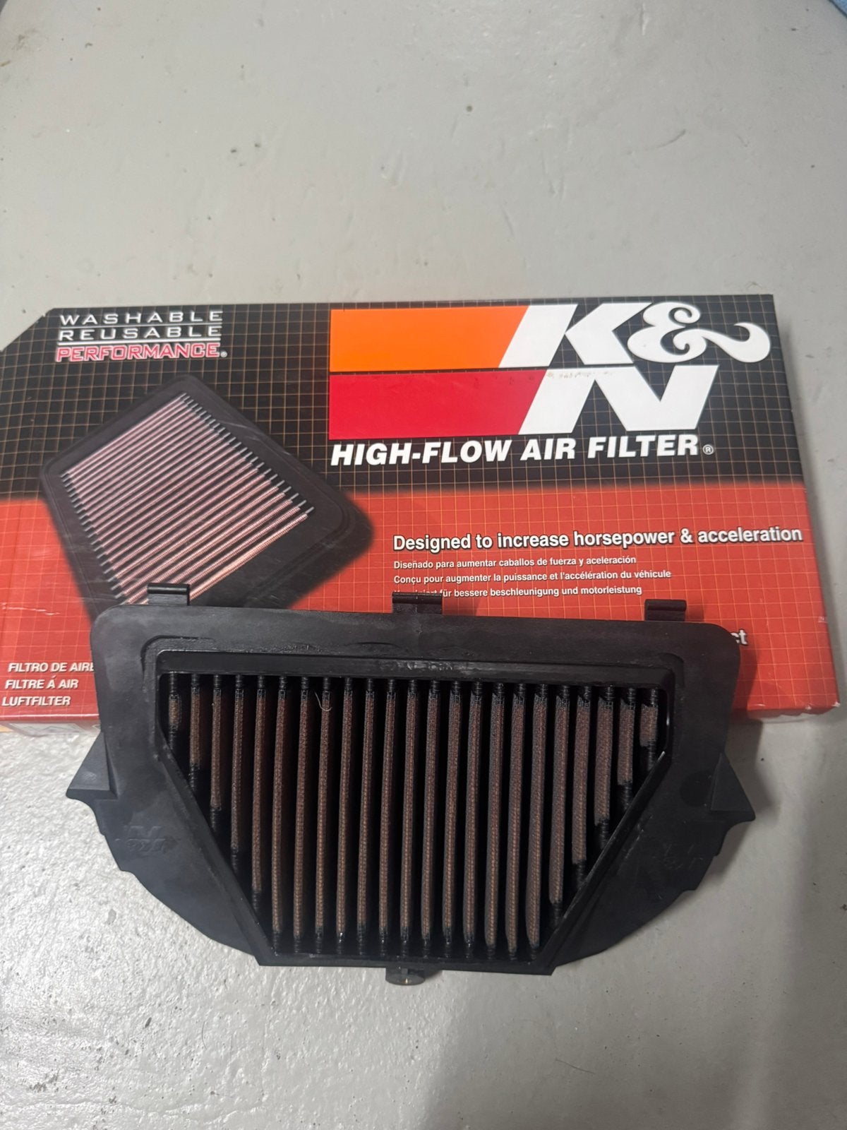 Filtre a air KN R6, Enlèvement