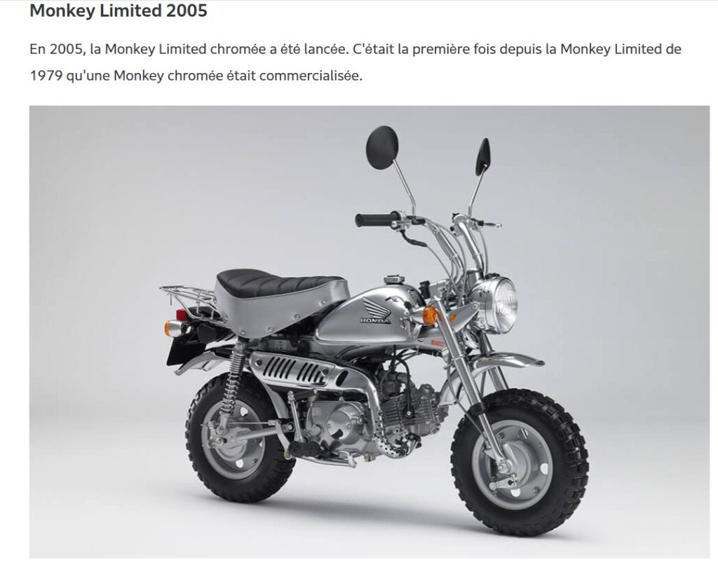Honda Monkey Z50 Chrome Limited very rare ! Only 140Km !, Motoren, Particulier