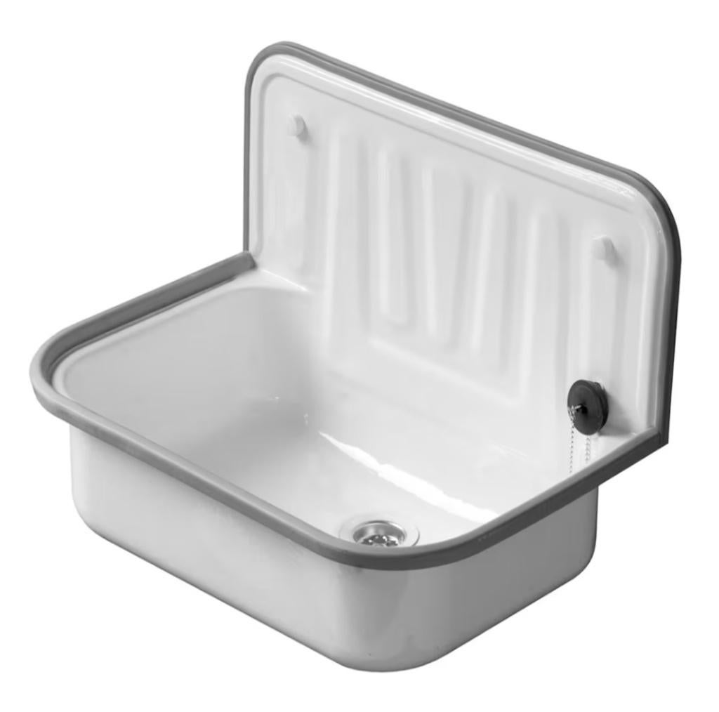 Evier en acier, Maison & Meubles, Cuisine | Éléments de cuisine, Neuf, Enlèvement, Blanc, Moins de 50 cm