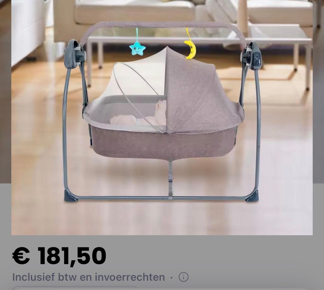 Lit de bebe electrique, Enlèvement ou Envoi, Comme neuf