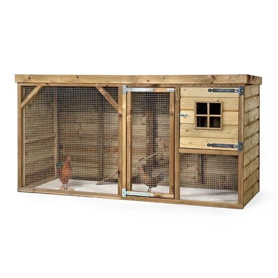 Houten Kippenhok Daisy | Nachthok + Overdekte Ren | Glorenza, Dieren en Toebehoren, Ophalen of Verzenden, Nieuw, Kippenhok of Kippenren