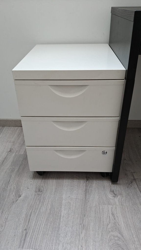 Ladeblok kast wit, Ophalen, Minder dan 50 cm, Zo goed als nieuw, 3 of 4 laden