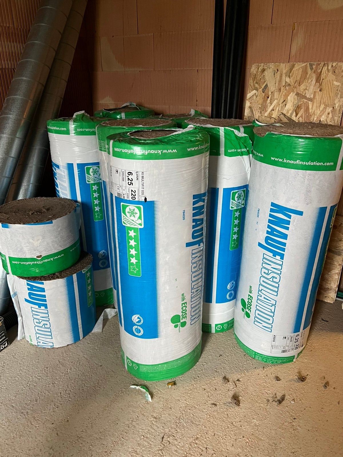 Knauf multifit 0,035 220 x 1200 x 3400, Doe-het-zelf en Bouw, Ophalen, Zo goed als nieuw