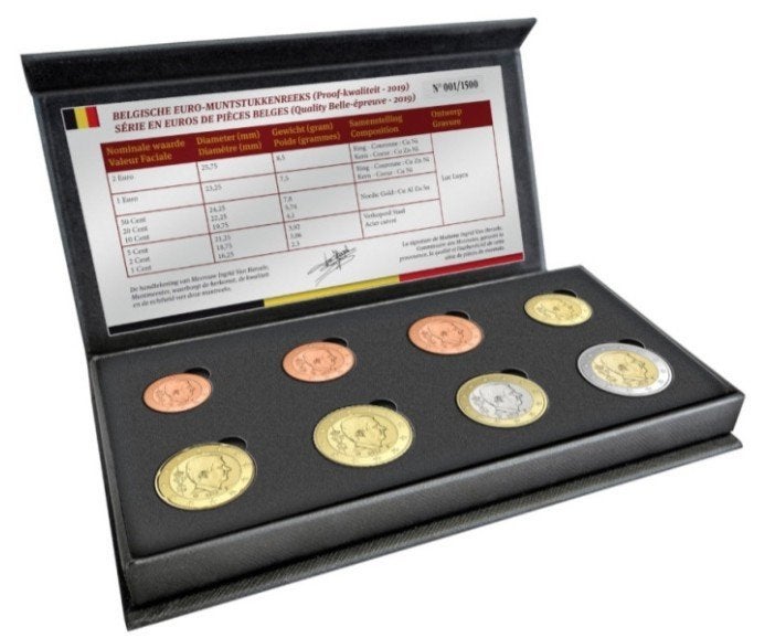 Proofset België 2019, Verzenden, België