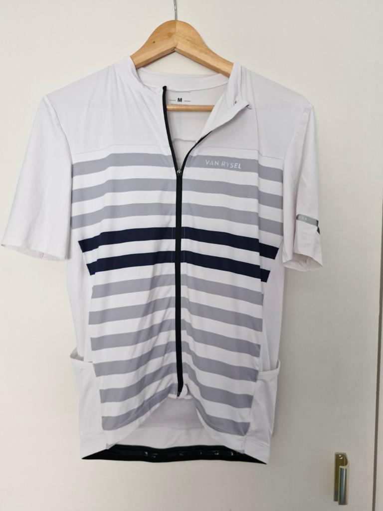 Aansluitend wielrenshirt met korte mouwen " van rysel" M, Fietsen en Brommers, Fietsaccessoires | Fietskleding, Ophalen of Verzenden