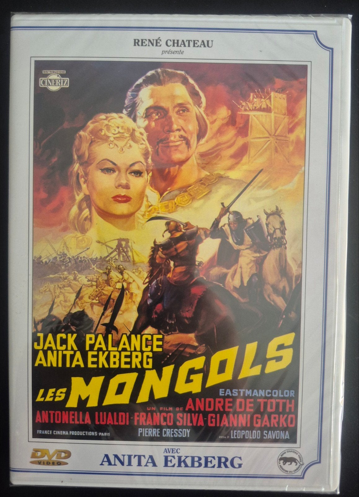 Dvd The Mongols (Jack Palance,...), Ophalen of Verzenden