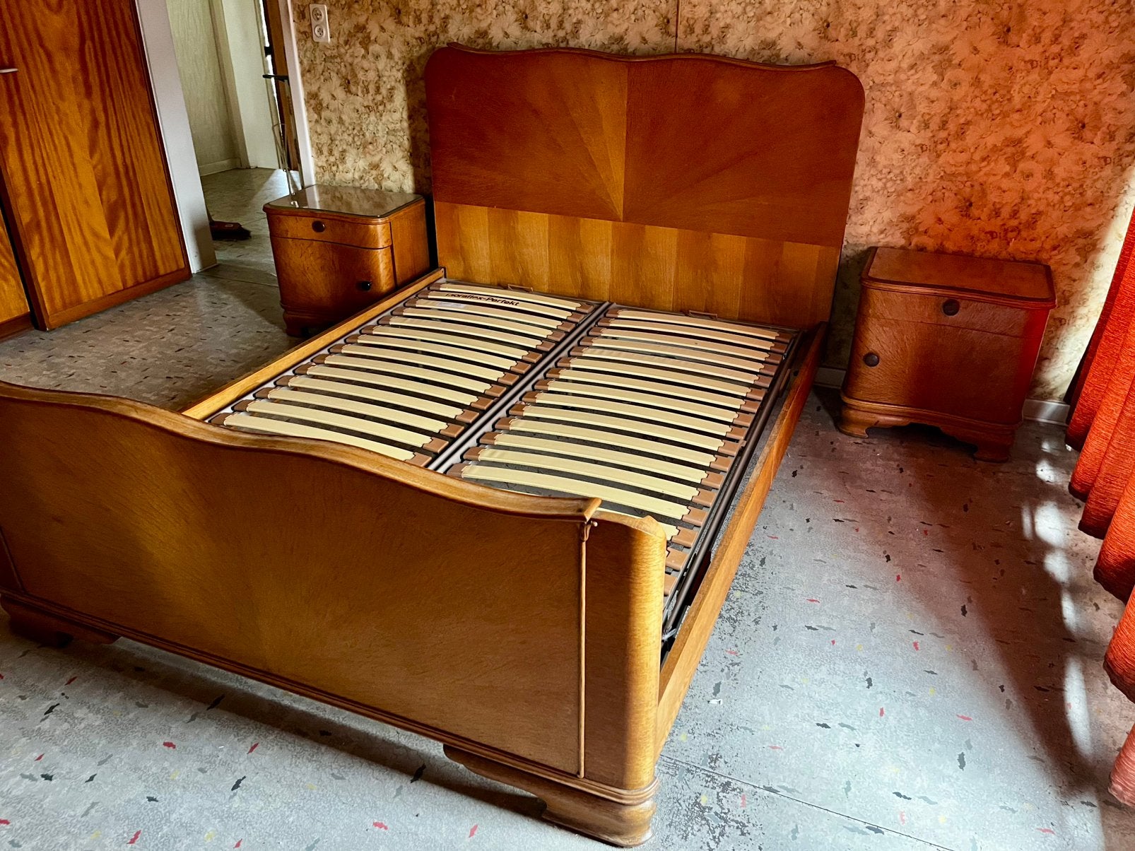 Art Deco slaapkamer, Maison & Meubles, Chambre à coucher | Chambres à coucher complètes, Enlèvement, Utilisé, Deux personnes, Art Deco