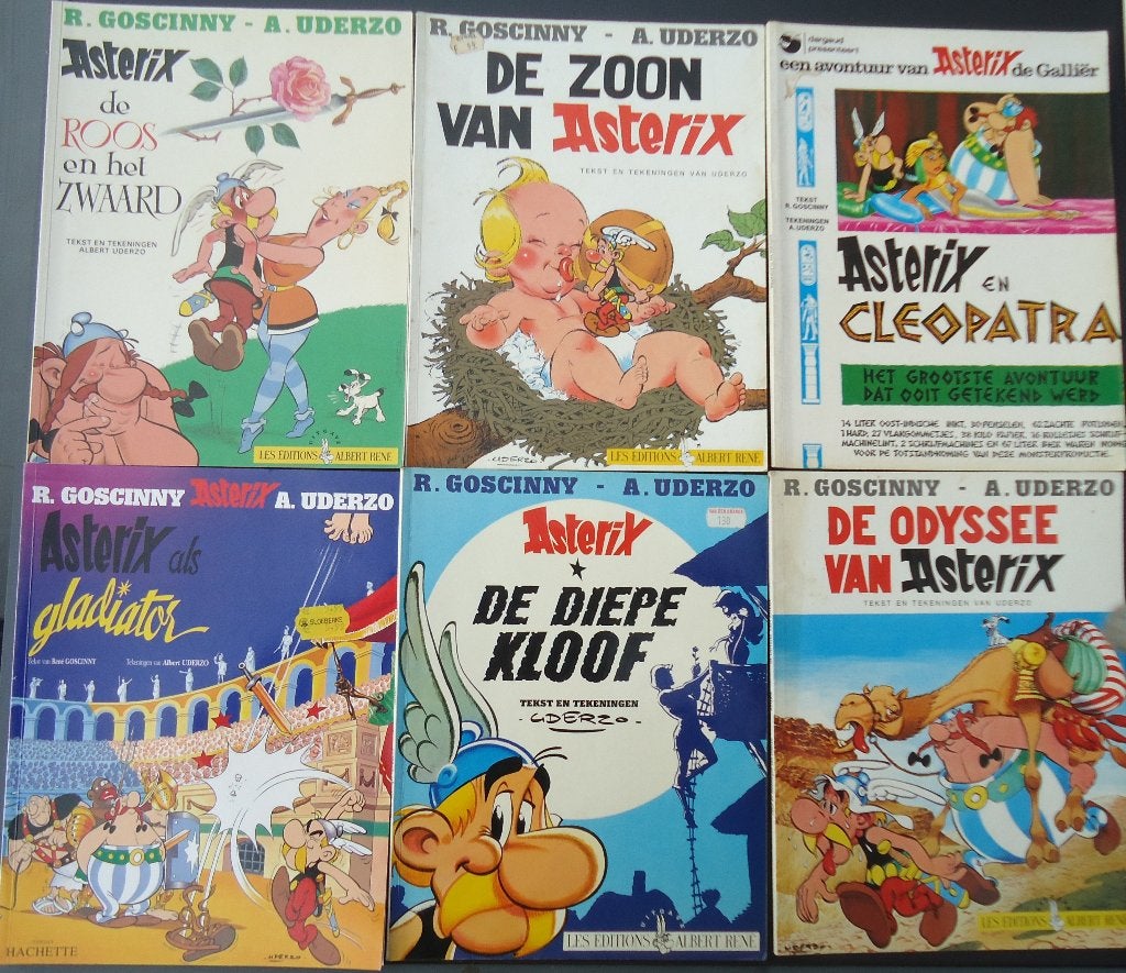 23 strips- Asterix, Boeken, Meerdere stripboeken, Ophalen of Verzenden, Gelezen, Goscinny & Uderzo;