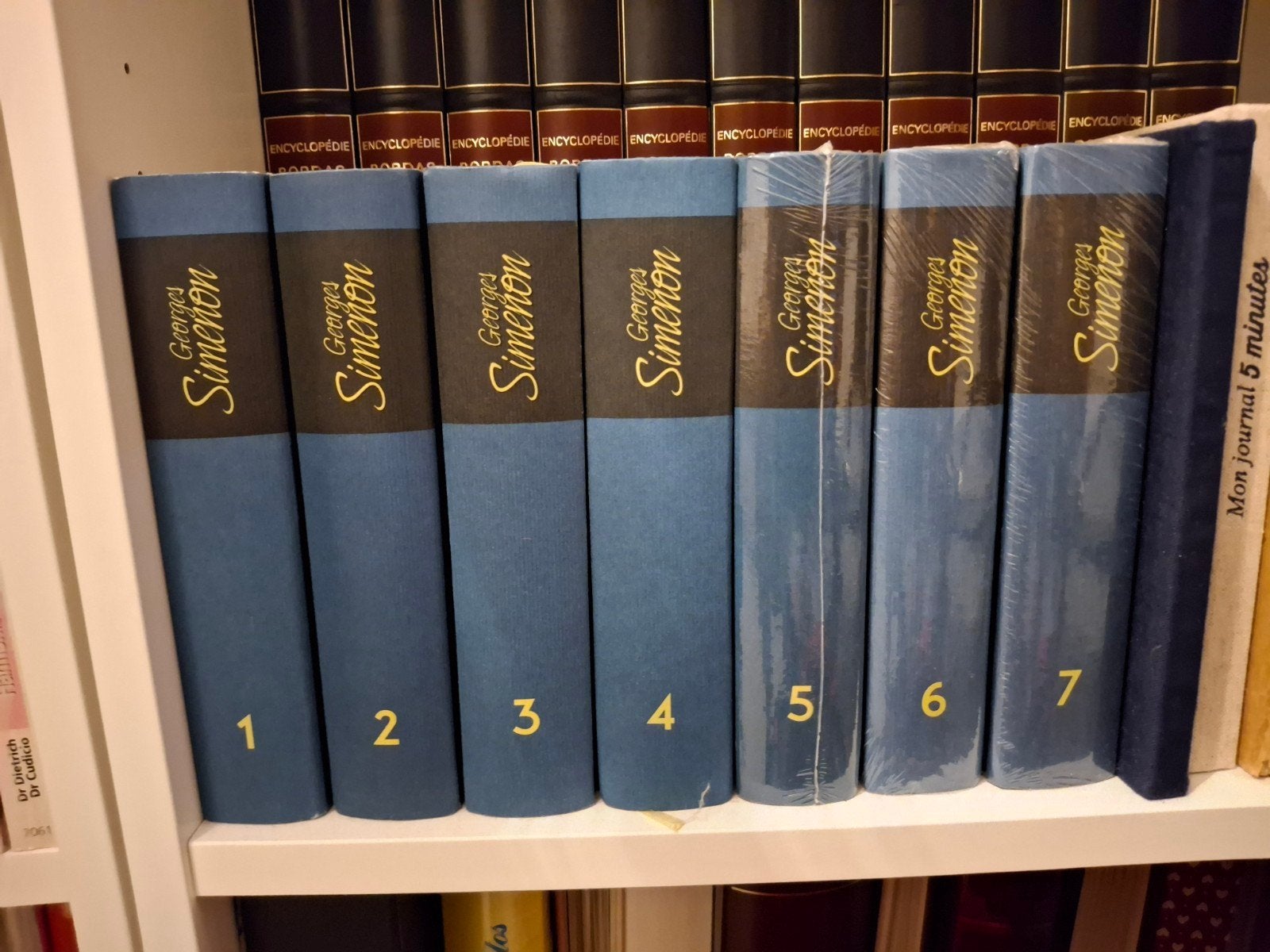 7 tomes Simenon, Belgique Loisirs, Enlèvement ou Envoi