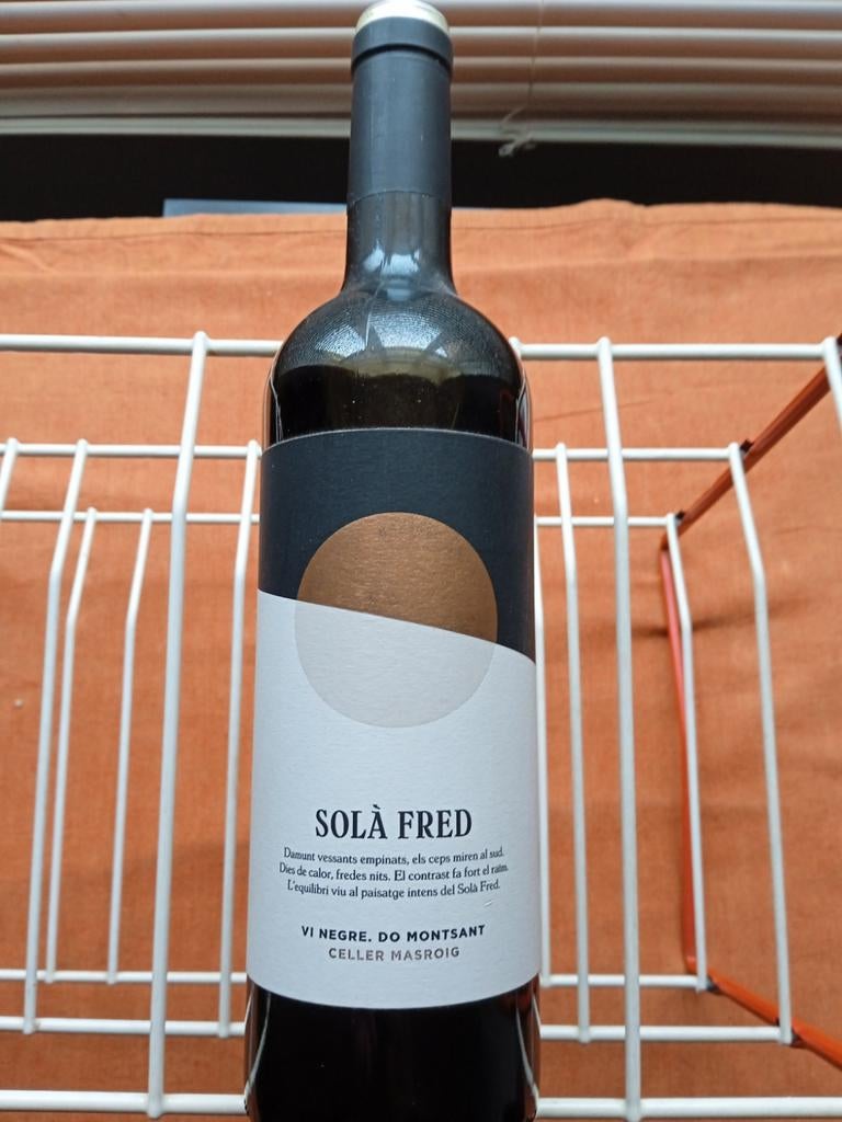 Celler Masroig Solà Fred 2017, Spanje, Ophalen of Verzenden, Zo goed als nieuw, Rode wijn