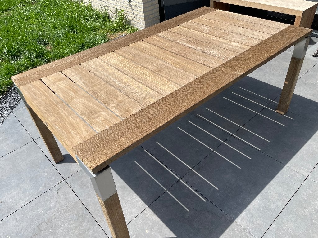 Teak tuintafel Val-Eur, Ophalen, Hout