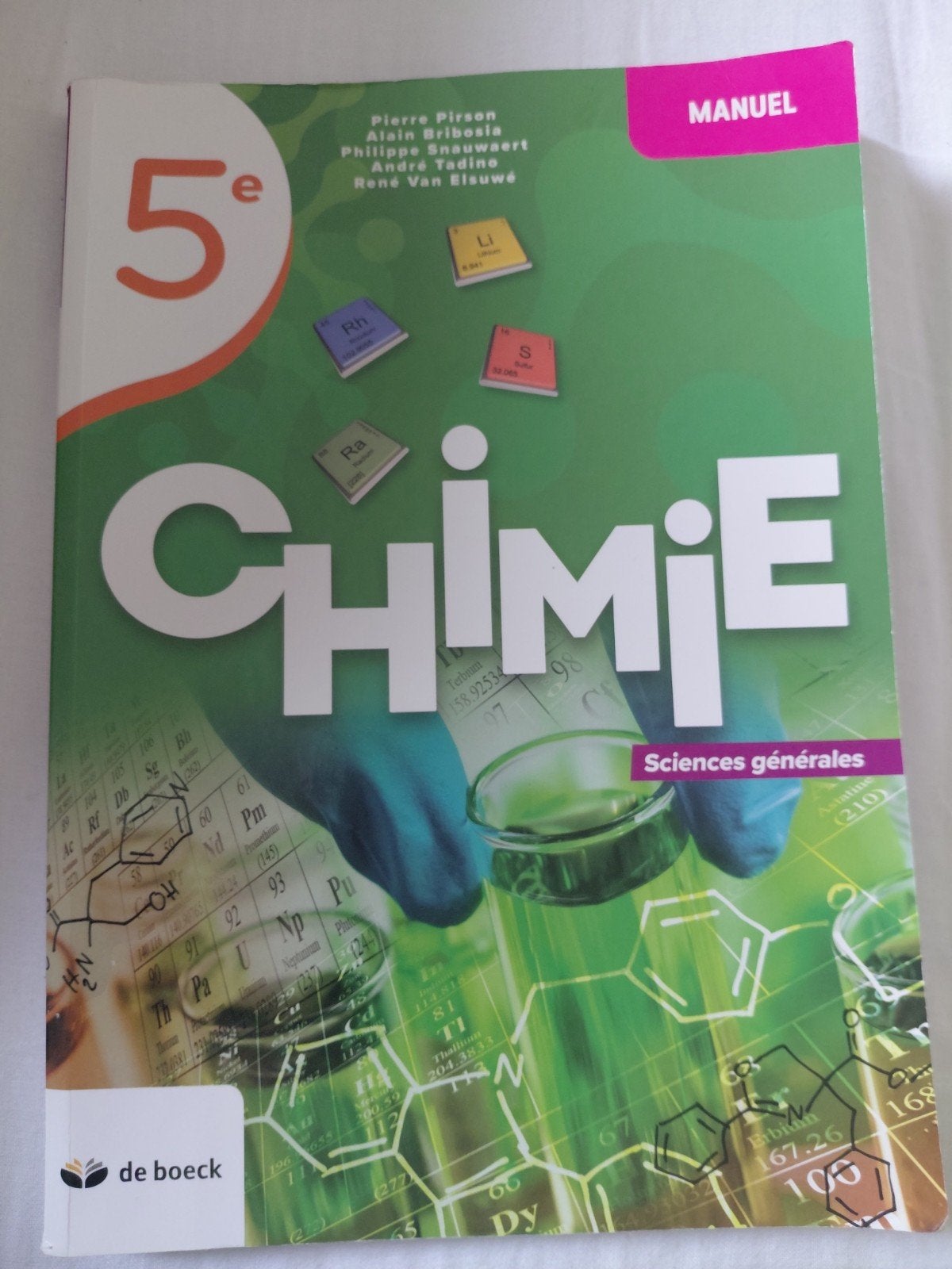 manuel de chimie 5ème, Livres, Enlèvement ou Envoi, Chimie