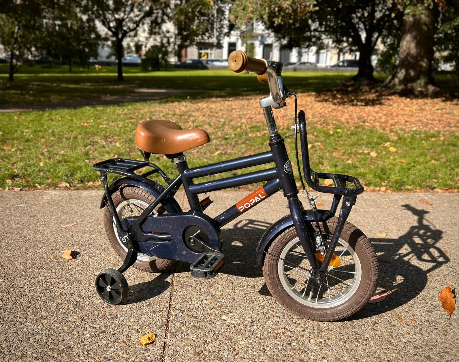 Kinderfiets - Popal Cargo 12 inch (12”), Fietsen en Brommers, Ophalen, Terugtraprem, Zijwieltjes, Gebruikt
