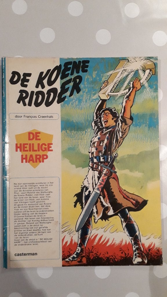 de koene ridder 5: de heilige harp, Boeken, Eén stripboek, Ophalen of Verzenden, Gelezen