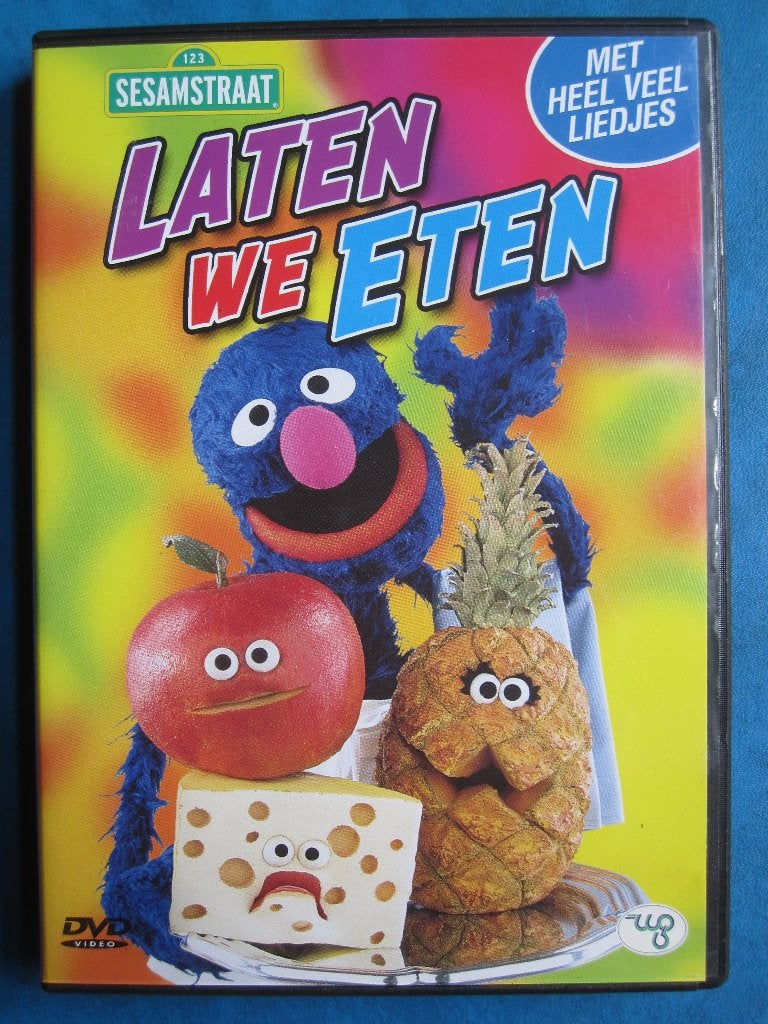 Sesamstraat - Laten we eten, Cd's en Dvd's, Alle leeftijden, Tv-serie, Zo goed als nieuw, Educatief