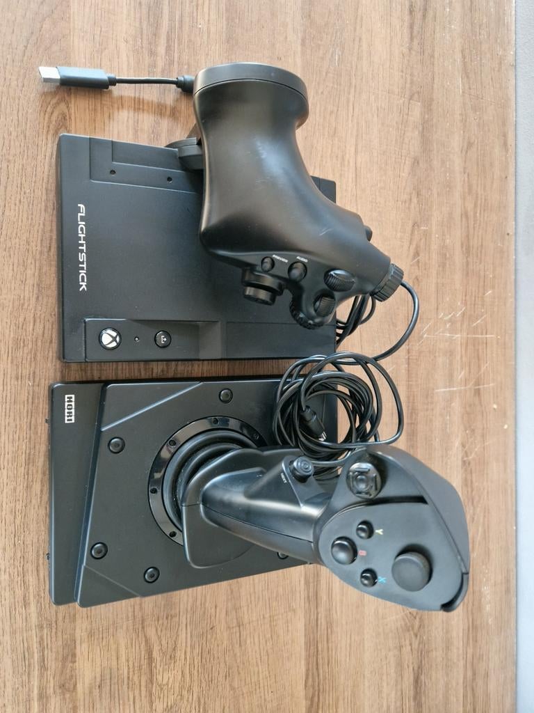 HORI - HOTAS Flight Stick voor Xbox Series X|S, Informatique & Logiciels, Joysticks, Comme neuf, Enlèvement