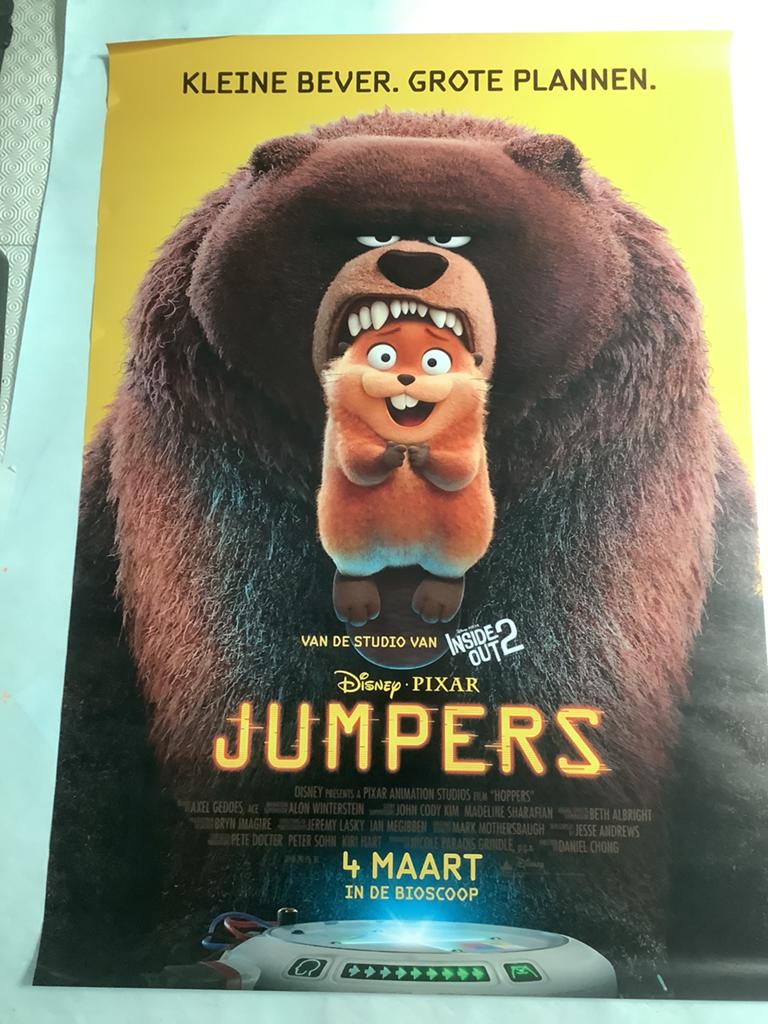 JUMPERS   filmposter   70-100 cm, Verzamelen, Posters, Ophalen of Verzenden, Zo goed als nieuw