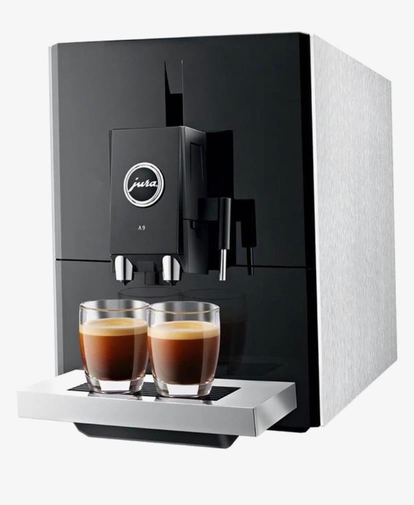 Jura Impressa A9 One Touch, Afneembaar waterreservoir, Gebruikt, Koffiemachine, Ophalen of Verzenden