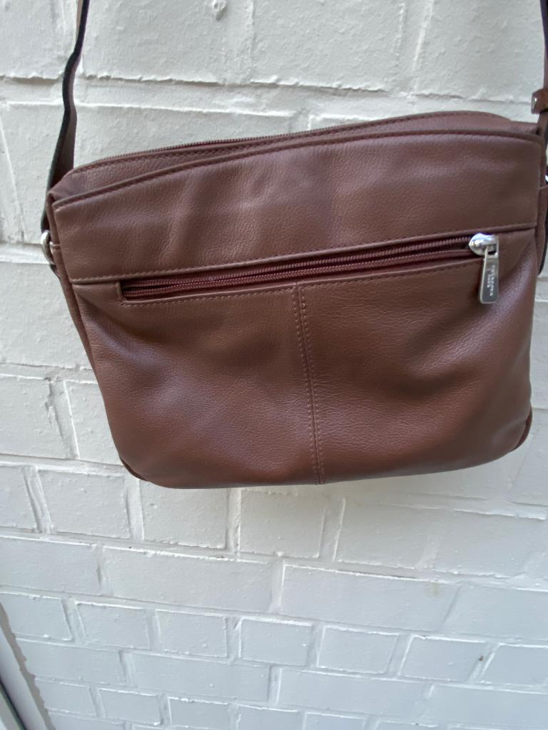 Handtas bruin merk Hexagona, Enlèvement, Comme neuf, Brun, Sac à main