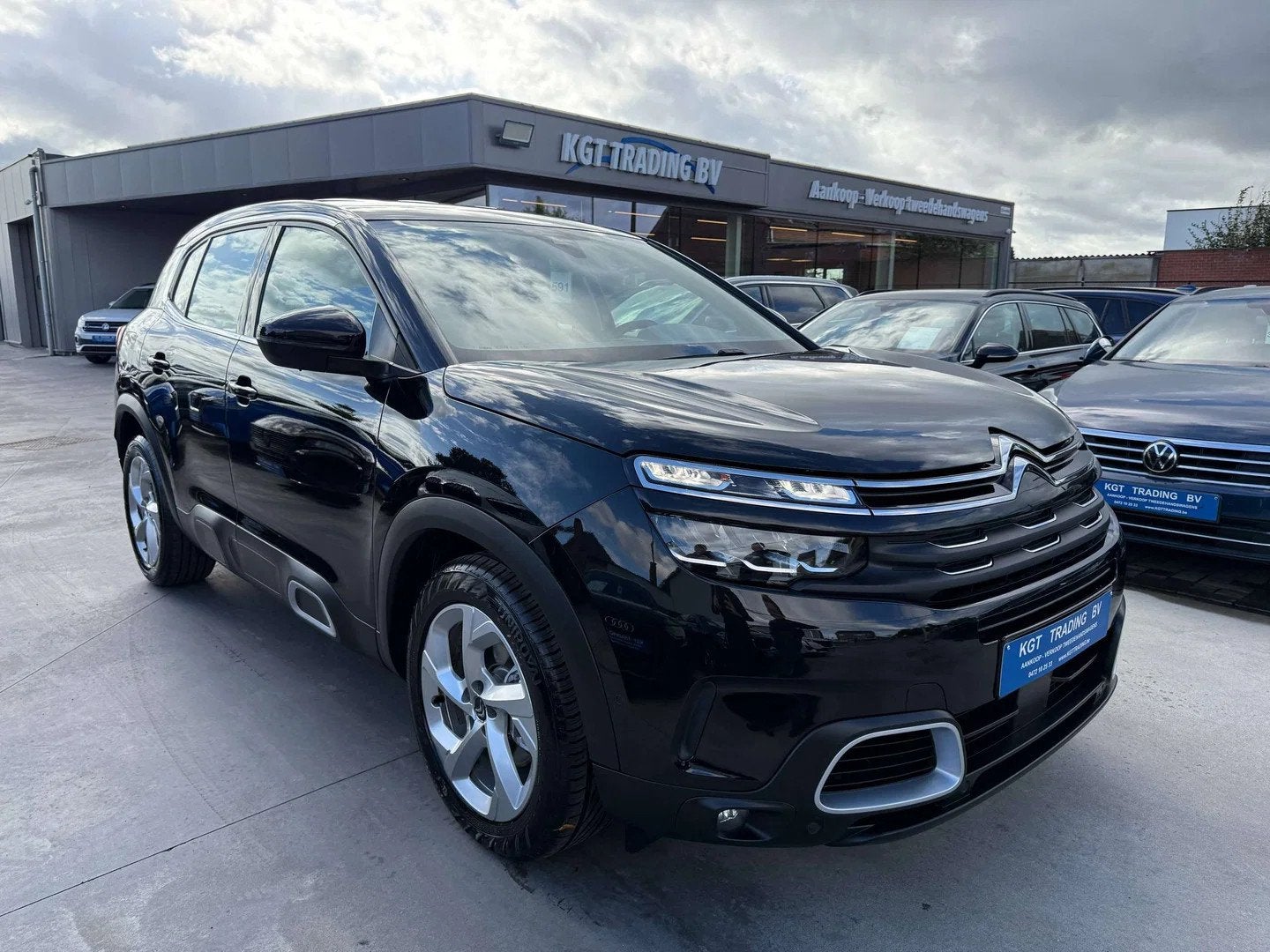 Citroën C5 Aircross 1.2i 130PK AUTOMAAT NAVIGATIE LEDER CAM, Auto's, Automaat, Gebruikt, 1199 cc, Zwart
