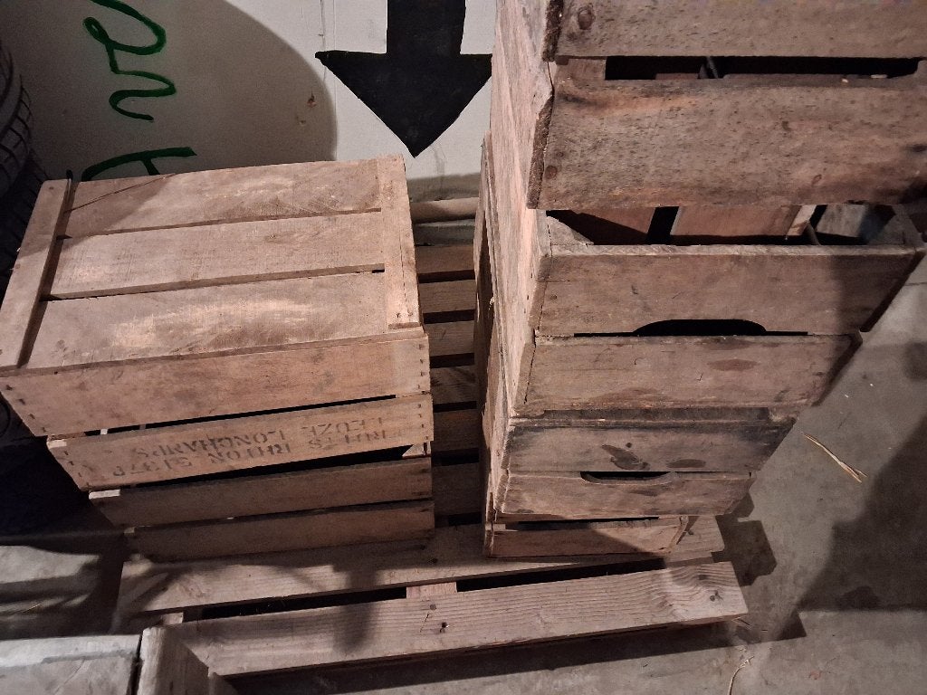 caisses en bois, Bricolage & Construction, Casiers & Boîtes, Moins de 35 cm, Enlèvement, Utilisé, Moins de 50 cm