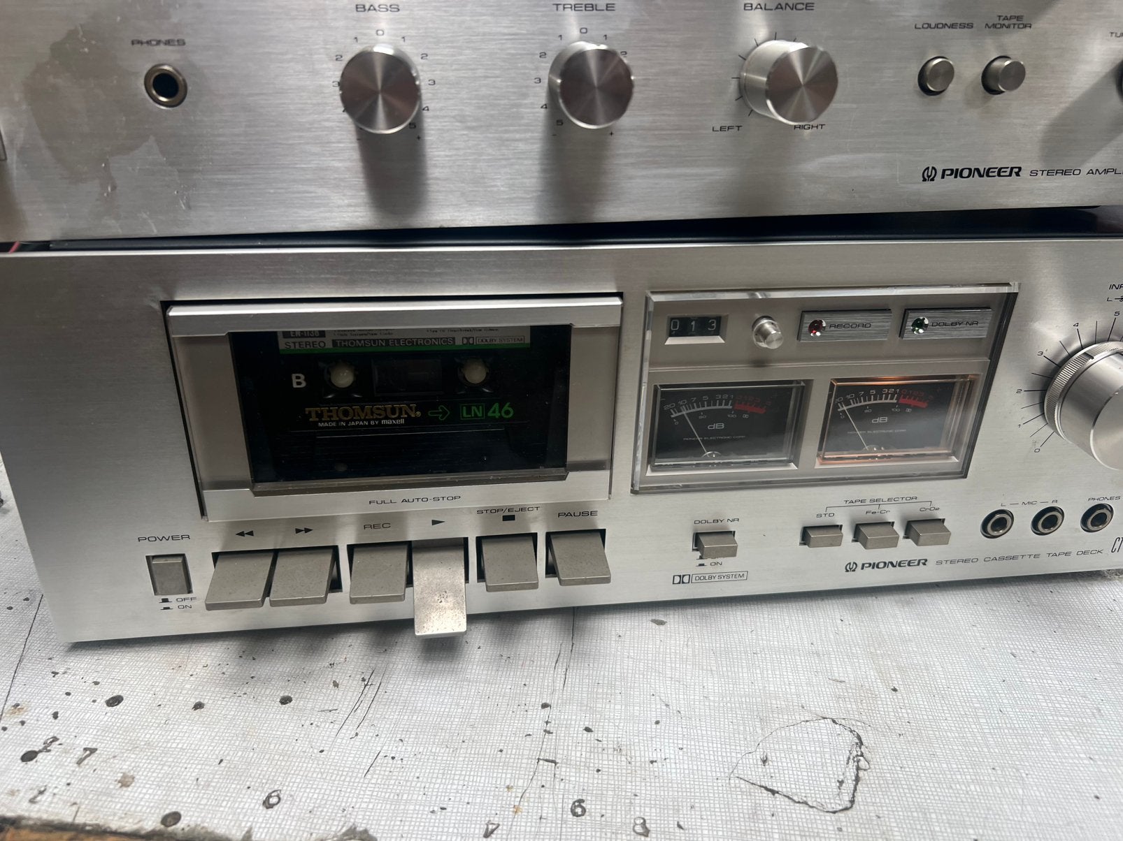 Cassett deck, Enlèvement ou Envoi, Deck cassettes ou Lecteur-enregistreur de cassettes, Pioneer
