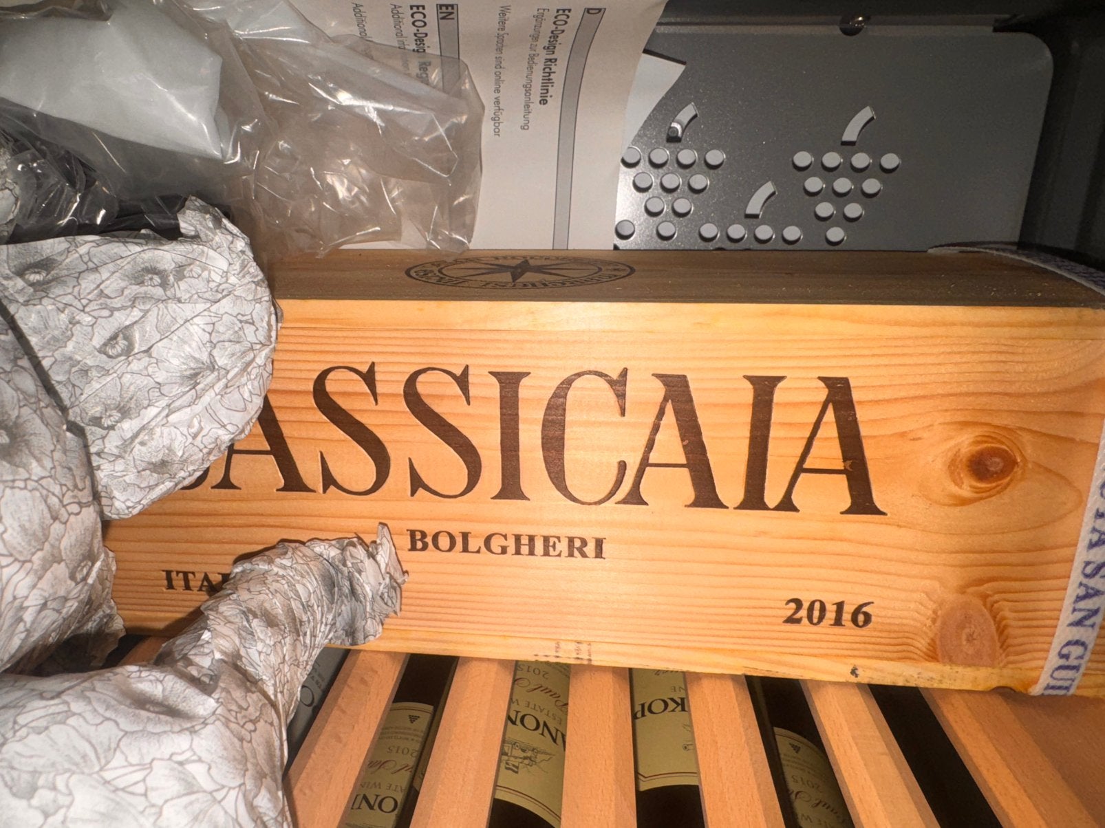 Sassicaia 2016 Magnum, Neuf, Pleine, Enlèvement, Vin rouge