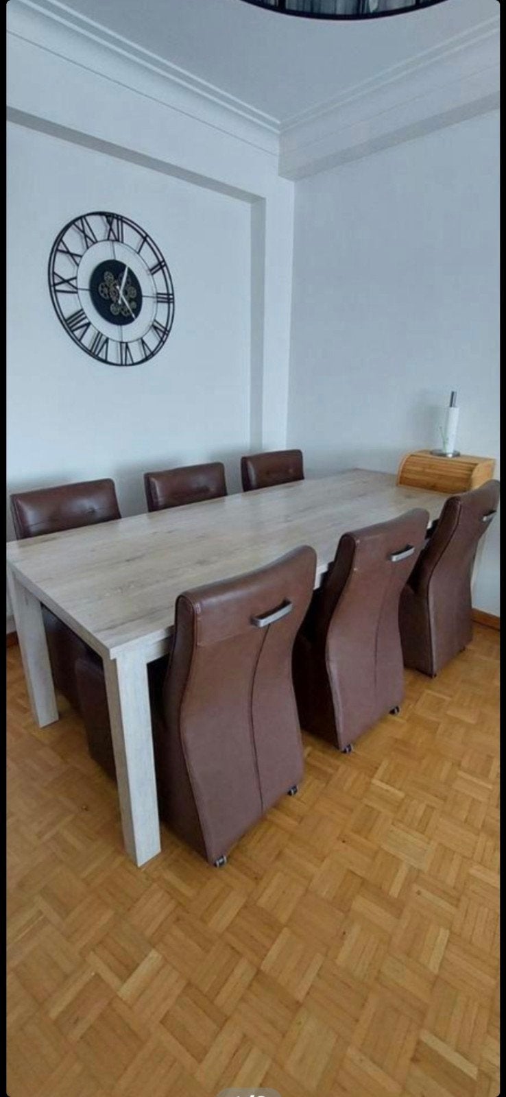 eettafel met 6 stoelen, Huis en Inrichting, Ophalen of Verzenden