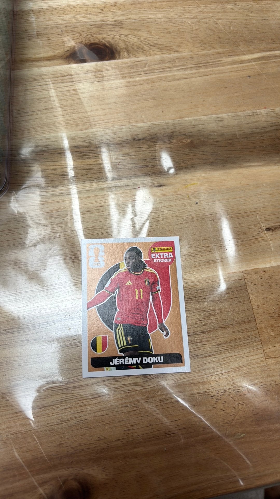 Sticker panini extra rare bronze doku, Enlèvement ou Envoi, Comme neuf