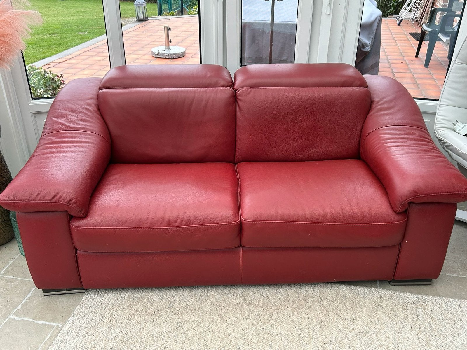 2 Natuzzi zetels Limited Edition, Huis en Inrichting, Ophalen, Gebruikt, 100 tot 125 cm, Driepersoons