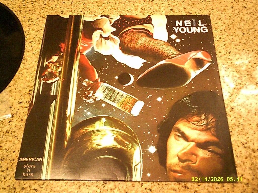 Neil Young – American Stars 'N Bars/vinyl Lp (1977), Cd's en Dvd's, Vinyl | Rock, Progressive, Ophalen of Verzenden, Inclusief binnenhoes
