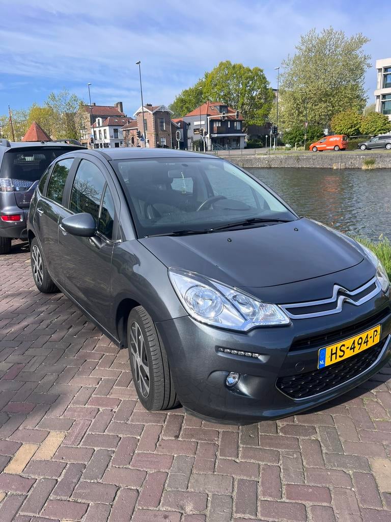 Citroën C3 1.2 Puretech 2015 gris/NL, Autos, Argent ou Gris, Achat, 5 portes, Automatique