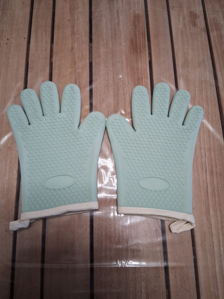 Set van 2 siliconen ovenhandschoenen, Onbekend, Nieuw, Ophalen of Verzenden, Onbekend