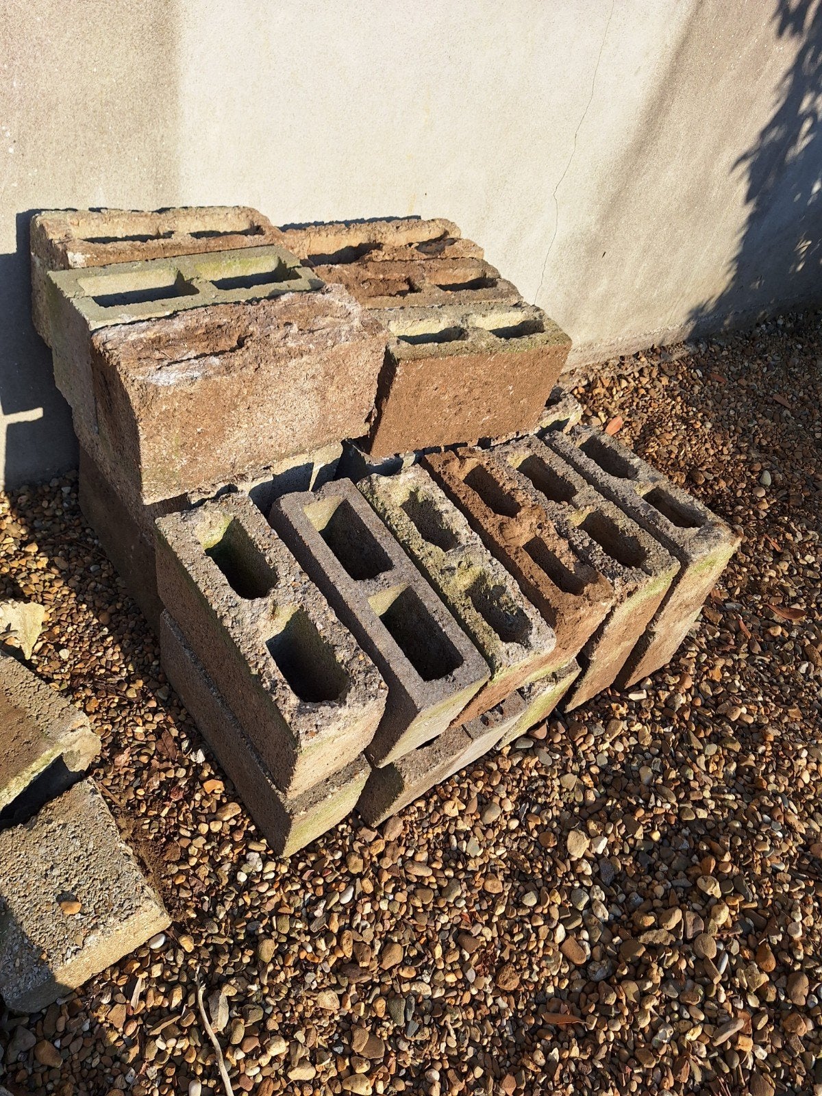 betonblokken, Doe-het-zelf en Bouw, Metselstenen, Ophalen, Gebruikt, Beton