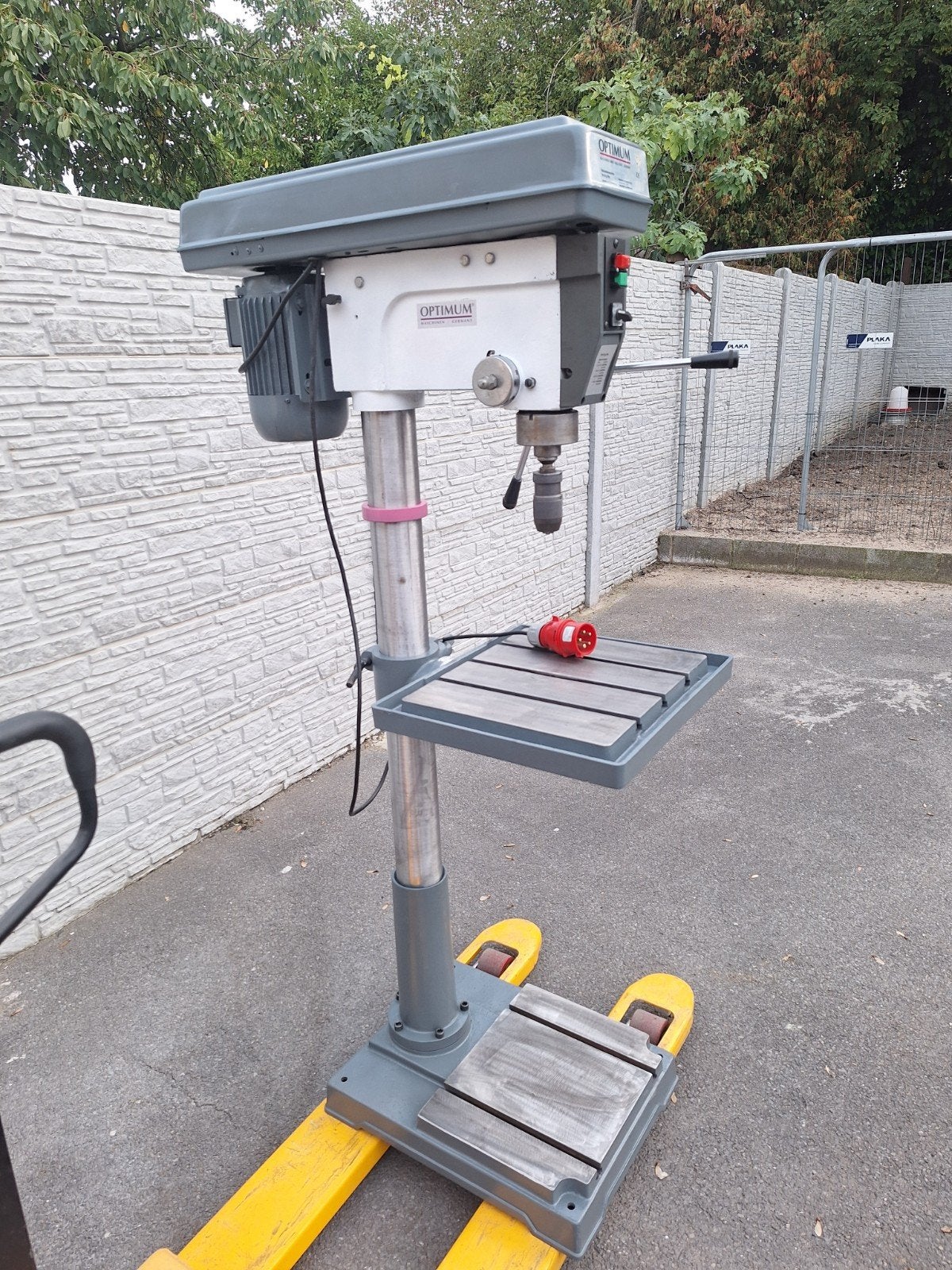 perceuse à colonnes optimum B33 pro triphasé 400v., Enlèvement, Perceuse