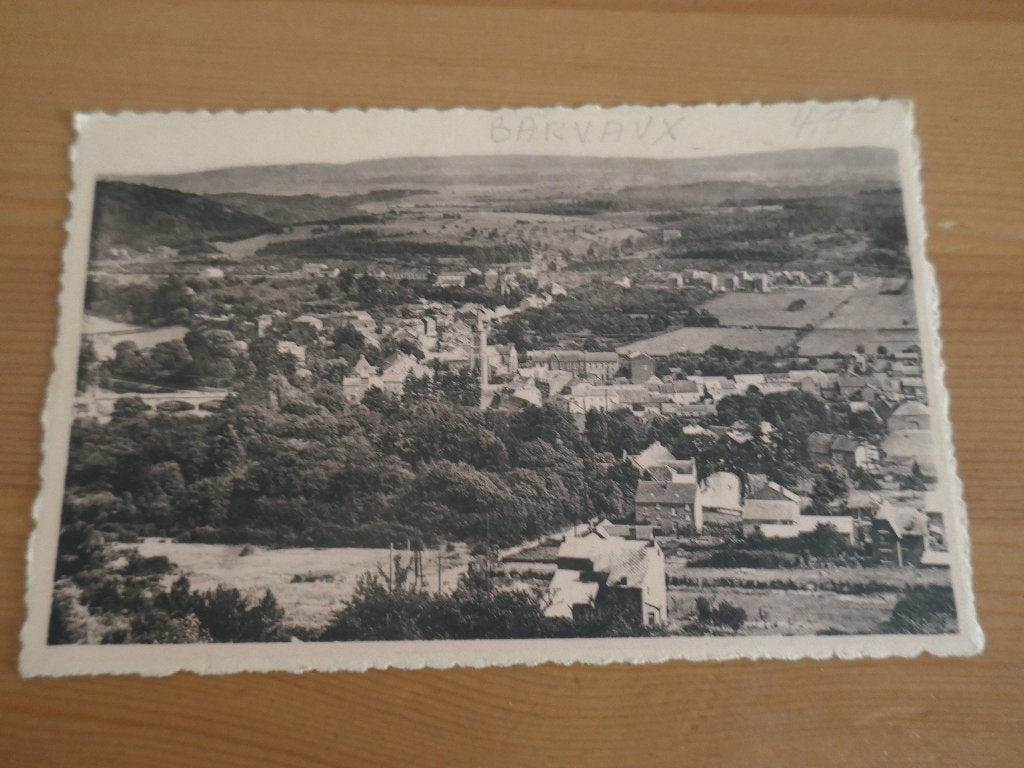barvaux s/ourthe panorama vu du thier de Bohon, Envoi, Non affranchie, Luxembourg