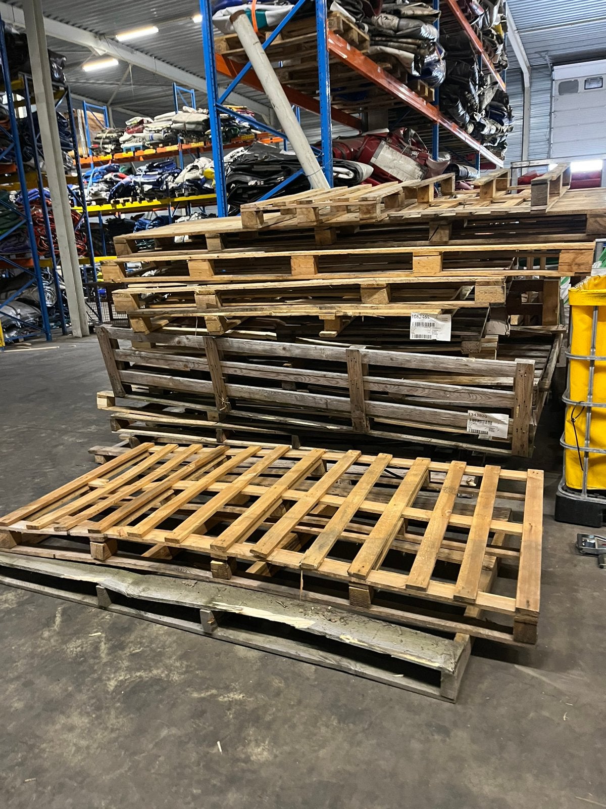 Gratis pallets, Doe-het-zelf en Bouw, Hout en Planken, Ophalen, Gebruikt, Overige houtsoorten, Pallet