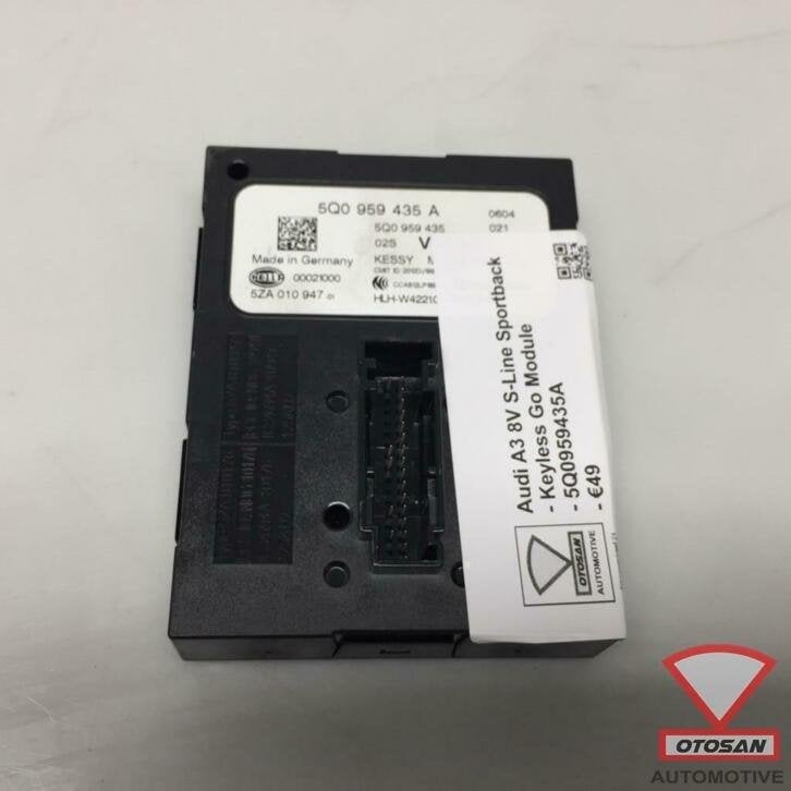 module d'entr e sans cl audi a3 8v golf 7 5q0959435aa, AUDI AG, Auto-Union-Strasse 1
85045  Ingolstadt, DE, Audi, Utilisé