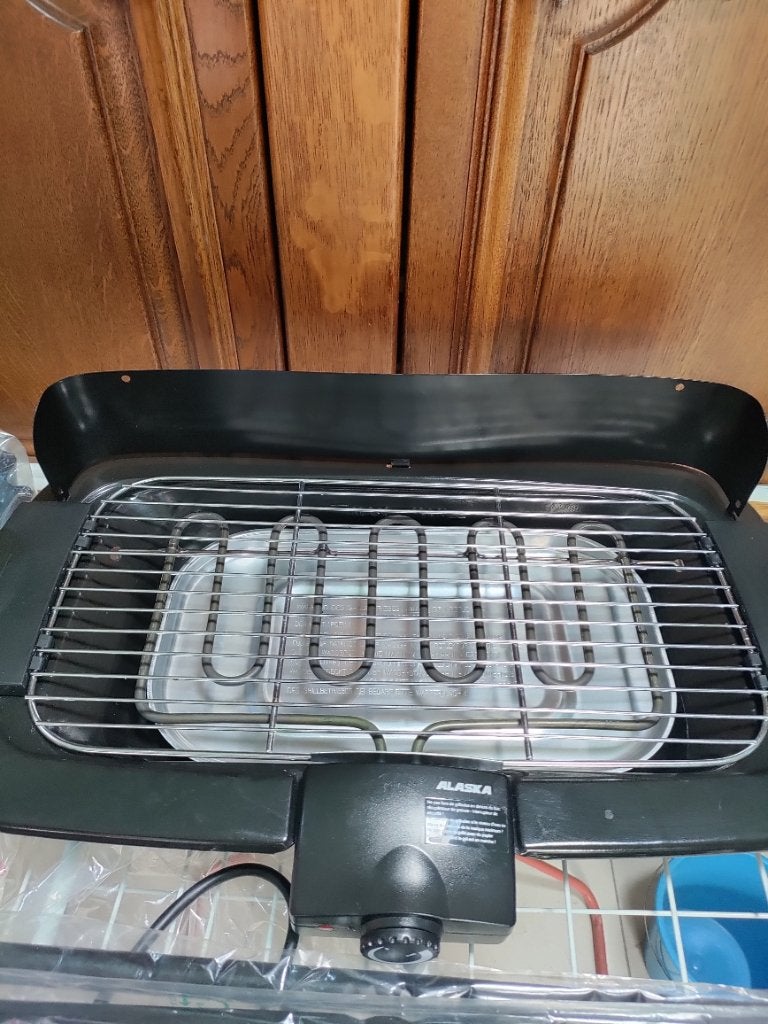 Tafel- en staande elektrische barbecue, Ophalen, Nieuw