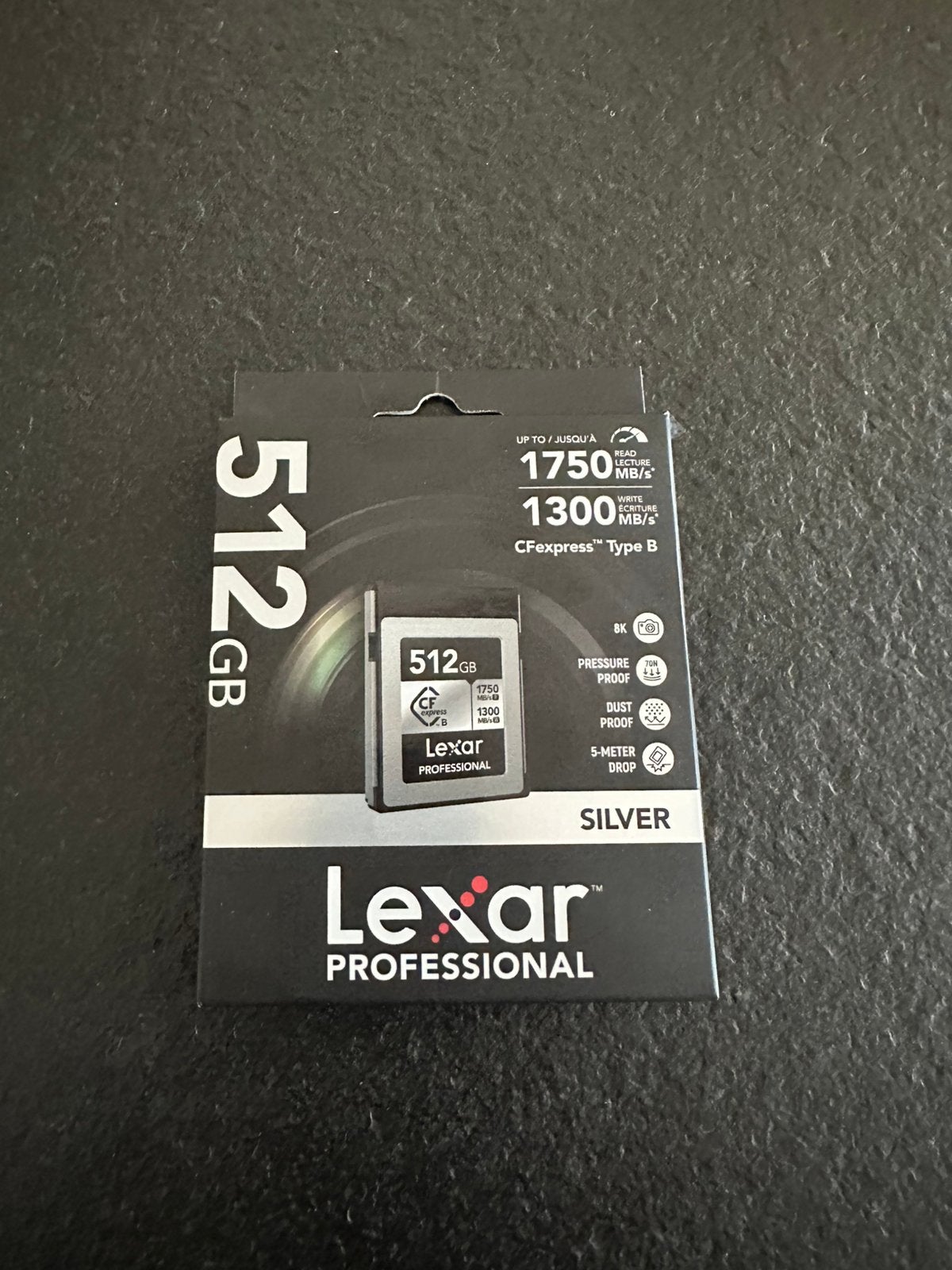 Lexar CFexpress Type B 512GB, TV, Hi-fi & Vidéo, Photo | Cartes mémoire, Neuf, CFexpress Type B, Enlèvement ou Envoi, Compatible vidéo Full HD