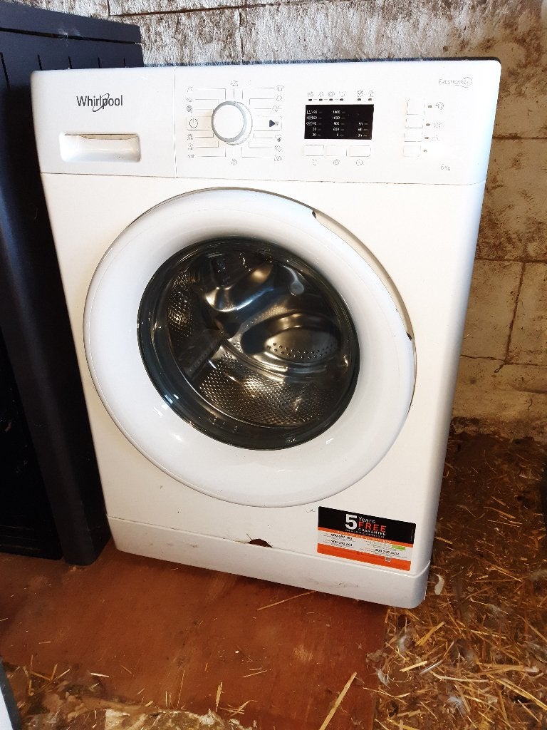 wasmachine whirlpool, Elektronische apparatuur, Wasmachines, Ophalen, Gebruikt, 1200 tot 1600 toeren